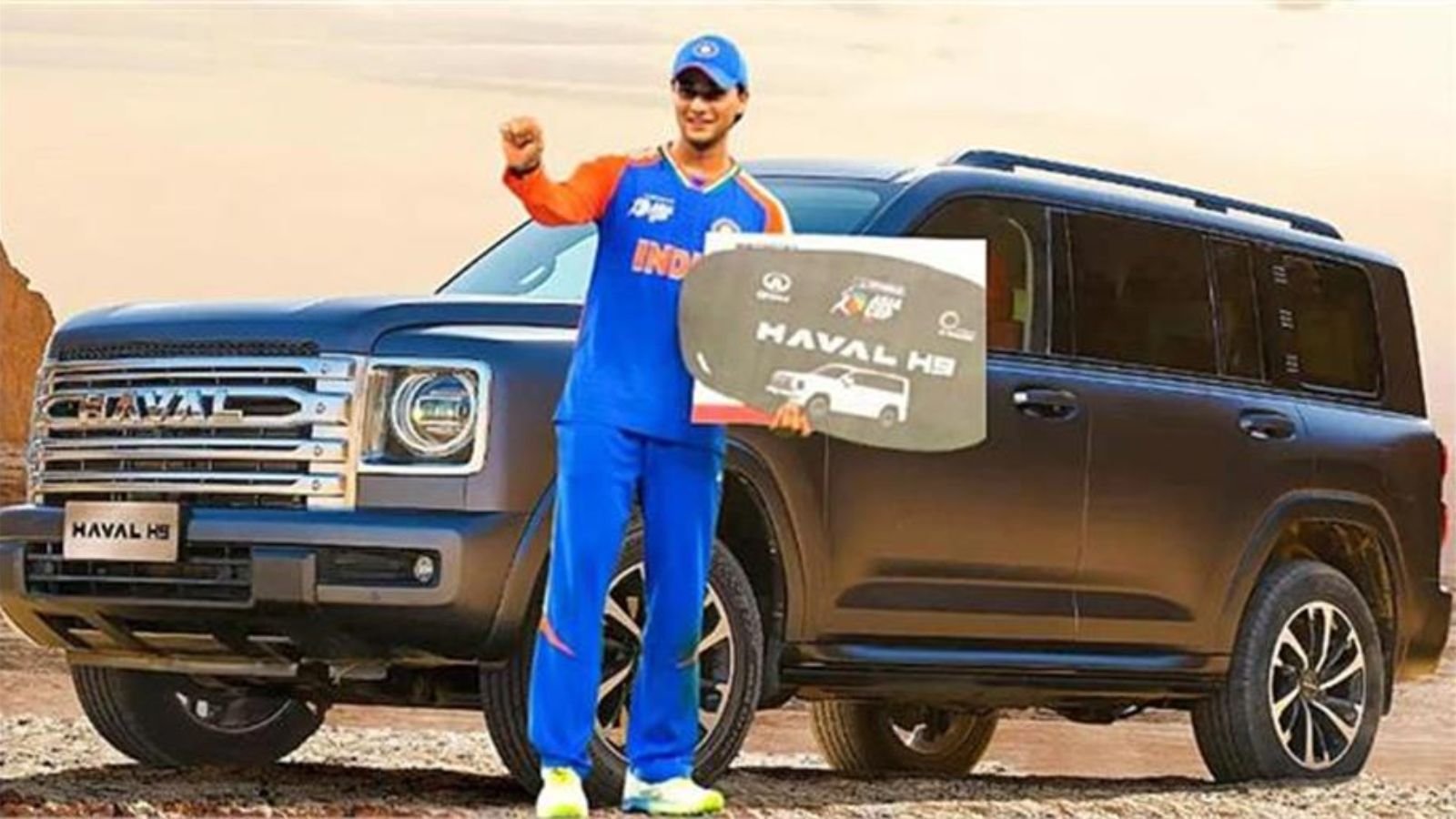 Abhishek Sharma received Haval H9 SUV as a gift